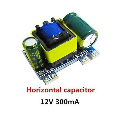 Ac-dc 5v 700ma 12v 300ma 3w / 3.5w/ 4w isoleret switch strømforsyning modul 220v til 5v/12v buck konverter trin ned modul Vandret-12v 300ma