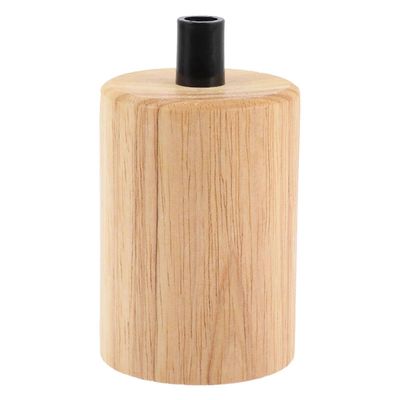 Winomo kattokruunu lampun pidike hehkulampun pohjasovitin puiset roikkuvat valot pidike Ivory 7.5x5.2cm