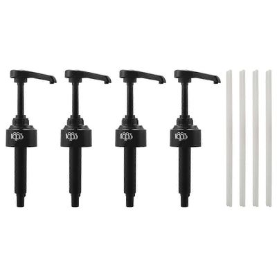 4 pakkaus musta 8 ml siirappipumppu annostelijapumppu sopii erinomaisesti yhteen monin-kahvisiirappien lumikäpyjen aromien ja muiden kanssa