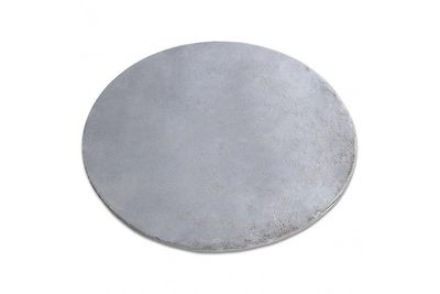RugsX Moderne vasketæppe POSH cirkel lurvet, plysset, tyk skridsikker grå circle 80 cm
