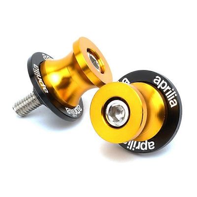 Redkid Aprilia Tuareg 660 Rs660 RSV4 Tuono V4 V4R 1100RR Tehdas kääntövarsikelat Liukuruuvit Jalusta 6MM Moottoripyörätarvikkeet Kultaa