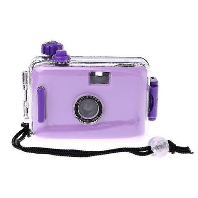 Vedenalainen vedenpitävä Lomo Camera Mini Söpö 35mm Elokuva Kotelo Uusi Violetti
