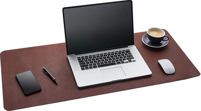 Grape Pp Læder skrivebordsplade36 x 17 tommer skrivebord Mat Home Office Desk