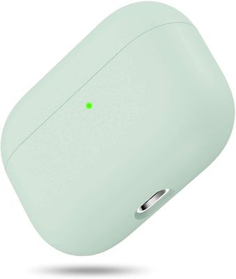 AIR Triple Layer Hybrid Protective Hard Case kompatibel med Apple AirPods Pro (Light Green)