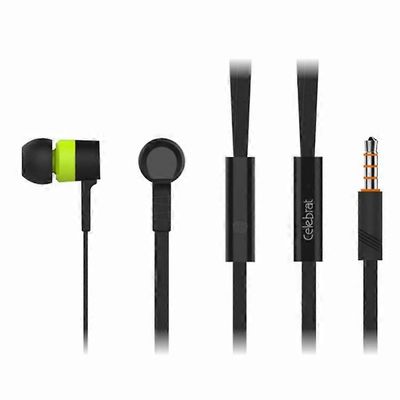 CELEBRAT D2 Universal 3,5 mm langalliset in-ear-kuulokkeet PC:lle / matkapuhelimelle / MP3:lle Vihreä