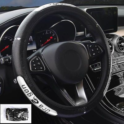 Bil rat dækker 100% helt nye reflekterende faux læder elastisk Kina Dragon Design Auto rat protector branco