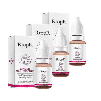 RtopR Inkivääri kynsilakka Kynsien hoito Sieni-kynsien korjaus Karkea kynsien korjaus Edistää kynsien kasvua Sienitauti 2025 3pcs