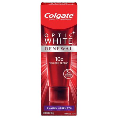 Colgate Optic White Renewal hammastahna kiilteen vahvuus, 3 oz