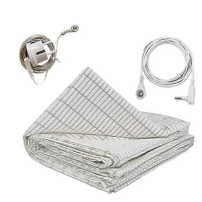 27x52 tuuman maadoituslevy johtava hopeakuitumateriaali ihoystävällinen ja mukava parantaa unen laatua EU PLUG Kuten