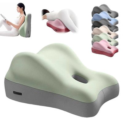 2025 Ergonominen moniasentoinen kiilatyyny paksuntaa muistivaahtoa vartalotyynytyyny sängyn lukemiseen rentouttava selkäkivun lievitys