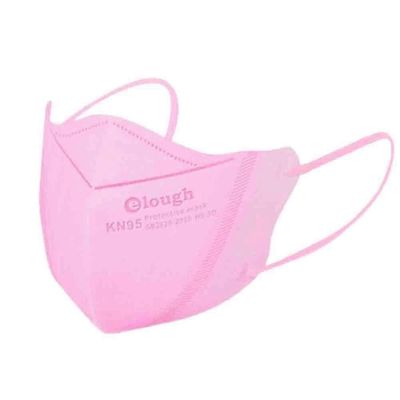 KN95 FFP2 -naamiot 4 kerrosta 3D-suojanaamio KN95 Aikuisten kasvonaamio Vaaleanpunainen 30Pcs