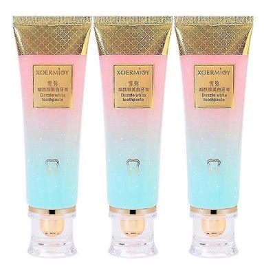 3kpl niasiiniamidia valkaiseva hammastahna kirkastaa hampaita suullinen puhdistus 100g hammastahnaa