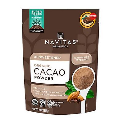 Navitas Naturals Navitas Organics Orgaaninen kaakaojauhe, luomusuklaa 8 Oz (pakkaus 2)