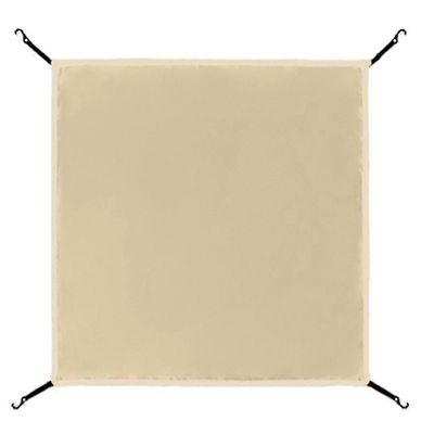 Outdoor Camping Survival markiisi vedenpitävä teltan pään kangaskansi kestävä p20241126438 Beige 110*110cm