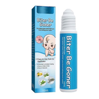 Karvas kynsivesi Ei purevaa kynsilakkaa rullapallosuunnittelulla Kynsien hoito auttaa lopettamaan sormien asettamisen suuhun