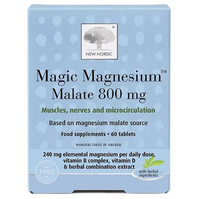 New Nordic Uusi Nordic Magic Magnesium Malate 800mg Tabs 60 (NLF174)