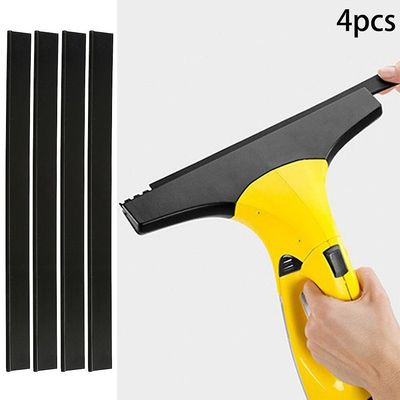 4x Skrabere Casement Støvsuger Gummi Squeegee Knive Til Karcher Wv50 Wv60 Wv70 Wv75 Wv2 Wv5 Steam Cleaner Dele 280mm