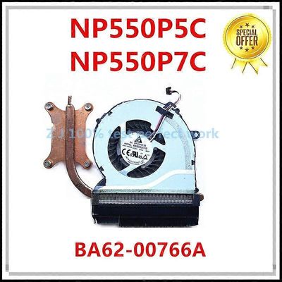 Samsung NP550P5C NP550P7C -kannettavan jäähdytyselementille, jossa on FAN BA62-00675A, BA62-00766A KSB0805HB BA81-16653A, 100% testattu