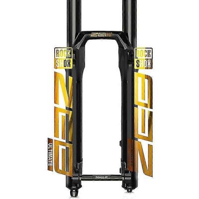 2025 Otwoo Readu 2021 Rockshox Zeb Ultimate maastopyörän etuhaarukan tarrat Polkupyörän etuhaarukan tarrat B Kirkas kulta