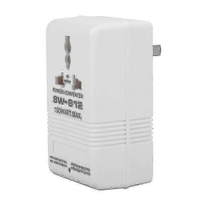 Askel ylös/alas -matkajännitemuunnin, jännitemuuntimen muuntajan säädin 100 W 110 V / 120 V - 220 V / 240 V matkajännitemuunnin