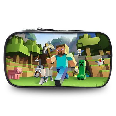 Eocici Børn Minecraft Trykt Penalhus Penpose Lynlås Taske Gaver A