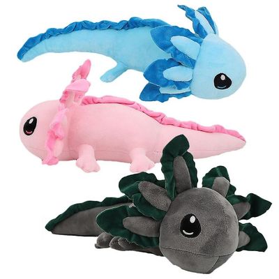 Fashion Girl 44/75cm Axolotl-pehmo lelu pehmeä täytetty nukke Sarjakuvahahmo lelut Lapset Aikuiset Pehmopelaaja Lahja kotiin Sisustus Vaaleanpunain...