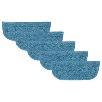 vhbw 5x Mopin Suojus yhteensopiva Philips SteamPlus FC7020/01 Höyrypesuri - Mikrokuitu Sininen 28,5 x 11,5 x 0,9 cm