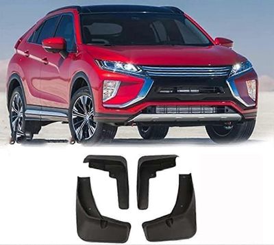4 kpl auton lokasuojia Mitsubishi Eclipse Cross 2018-2024:lle, räätälöidyt etulokasuojan tiivisteet ja pyörän lietteenestosuojat, roiskesuojat auto...