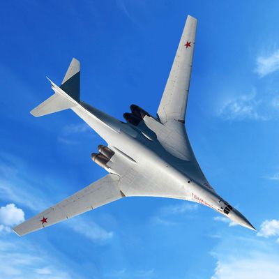 Rusland Air Force Tupolev Tu-160 Blackjack Bomber 1/100 Diecast Model