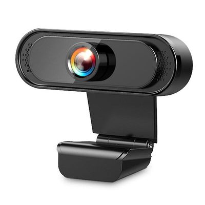1080p full hd webkamera datamaskin pc webkamera med mikrofon roterbare kameraer svart