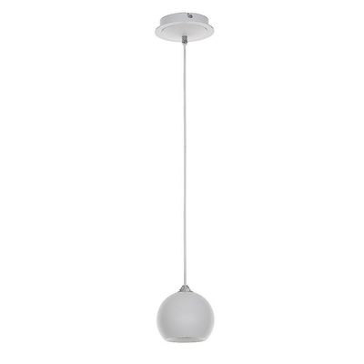 Italux Lighting Italux James WH - Moderne hængende vedhæng Hvid 1 Lys med hvid skygge, GU10