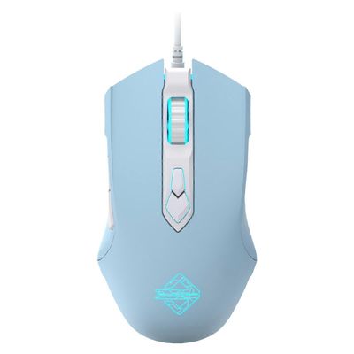 Smalibal AJAZZ AJ52 langallinen hiiri Ammattimainen DPI säädettävä kevyt E-sport pelaaminen USB-hiiri tietokoneelle Sininen