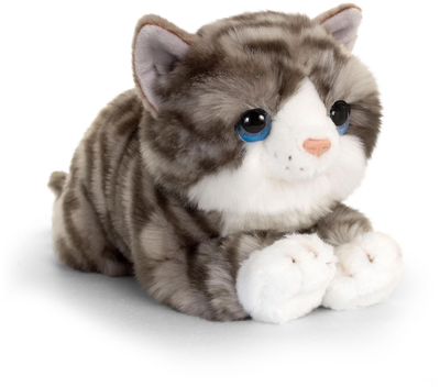 Keel Toys Signature Grey Cuddle Kitten - 32cm Hy