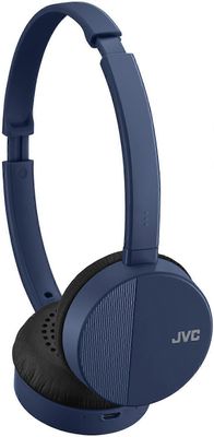 JVC America JVC HAS23WA litteät Bluetooth-kuulokkeet taitettavat litteät - mikrofoni ja 3 painikkeen kaukosäädin (sininen) [KUULOKKEET] sininen, ko...