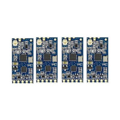 HC-12 433MHz SI4463 langaton sarjaporttimoduuli 1000M korvaa Bluetooth HC12 - 4 kpl Sininen