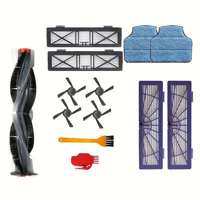 14pcs er velegnet til Neato Botvacd Series D7/d6 /d5/d3/d4 Hovedbørste Side Filter Mop Klud Rengøring Tool Kit