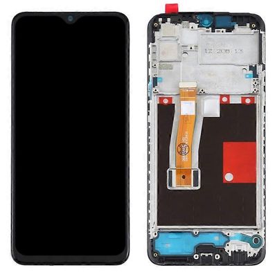 Yhteensopiva OPPO Realme 5 Pro RMX1971 / Realme Q Grade C LCD-näytön ja digitointikokoonpanon + kehyksen kanssa (ilman logoa) Kuten