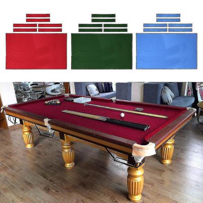 Syhsj Kraftig 7ft eller 8ft Pool Snooker Duge Filt Indendørs spil Billard Tilbehør Snooker Billard Tilbehør 8ft grøn 8ft 8ft 7