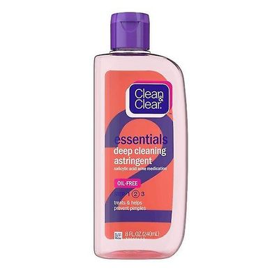 Clean & Clear Puhtaat ja kirkkaat eteeriset tuotteet Öljytön syväpuhdistus supistava, 8 Fl. Oz