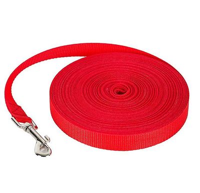 Udendørs sporing snor til store hunde rød 1.8m*2cm