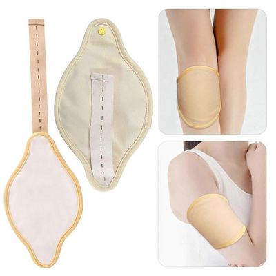 Polvirisiiniöljyn hoitopussit Pestävä vuotamaton risiiniöljykompressi naisille Miehet Polvi laukku