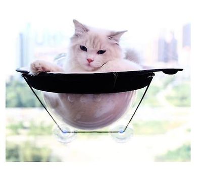 Handuo Space Capsule Cat Litter Sucker Cat Hængekøje Cat Bask i Solen Vindueskarm Cat Legetøj Pet Supplies Pink