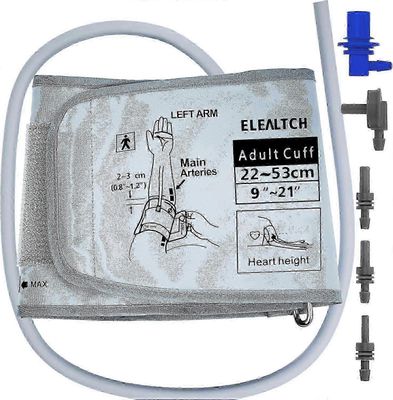 Erittäin suuri mansetti, joka on yhteensopiva Omron 9u201d-21u201d tuuman (22-53CM) kanssa XL verenpaine aikuisten ARM BP -korvausmansetti isolle A...