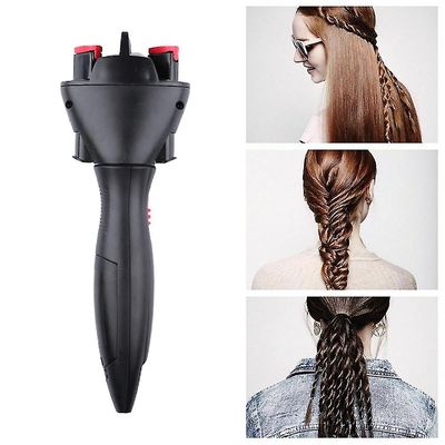 Hår Braider Quick Twist Elektrisk Styling Tool Automatisk Strikmaskine Styler