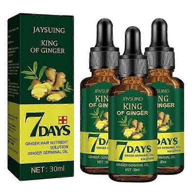 3kpl 7 päivää inkivääri hiusten kasvutuotteet nopeasti edistää hiusten uudelleenkasvua seerumi hiustenlähtöä estävä päänahan hoito kaljuuntuminen h...