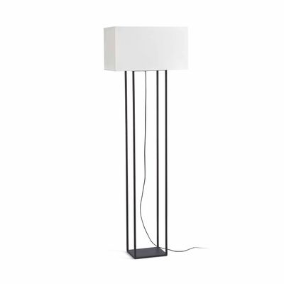 Faro Lighting Faro Vesper - 2 Light Floor Lamp Brown med Beige Shade, E27