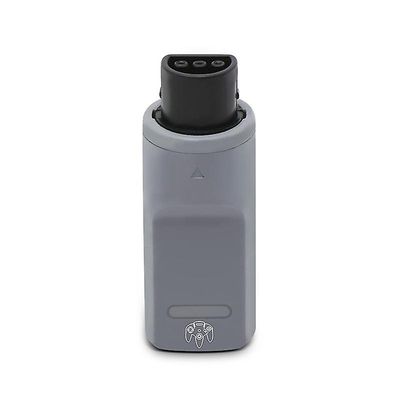 No branded N64 BlueRetro Bluetooth-yhteensopivalle kahvamuuntimelle langaton kahvaohjaimen sovitin Harmaa