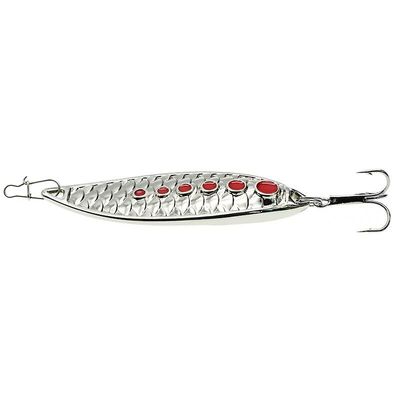 Unbrand 1pcs 10g-20g Metal Spinner Spoon Trout Fiskeri Lure Hard Bait Pailletter Noise Paillette Kunstig Bait Små hårde pailletter Spinner Sølv E