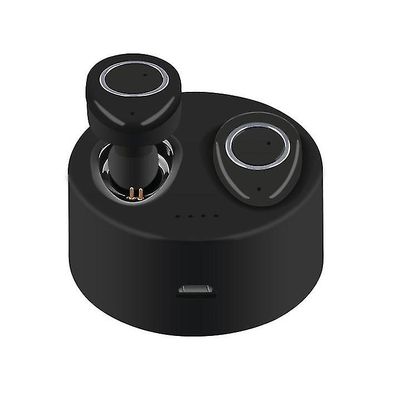Coosilo Tws trådløst Bluetooth 5.0-headset, Mini In-ear Sports trådløst headset sort