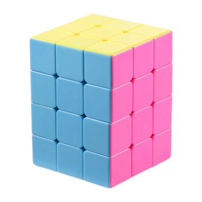 Remorui Profesjonell Speed Cube Puzzle Toy 2x2x2 2x3x3 3x3x4 Candy Color Cube Toy Kids Toy Teens Voksne Funny Fidget Toy C